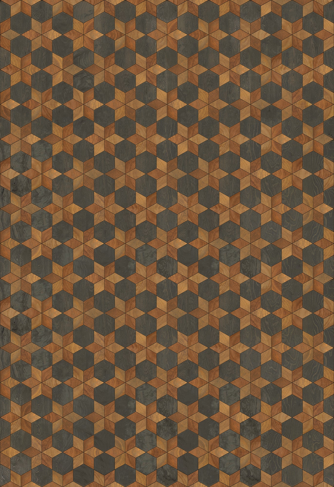 Artisanry - Illuminated - The Prettiest Star 96x140 Vintage Vinyl Floorcloth