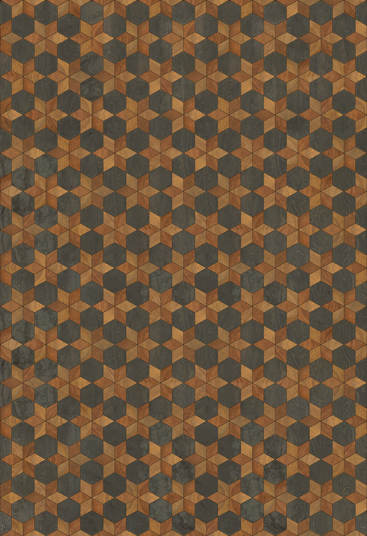Artisanry - Illuminated - The Prettiest Star 96x140 Vintage Vinyl Floorcloth