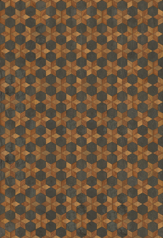 Artisanry - Illuminated - The Prettiest Star 120x175 Vintage Vinyl Floorcloth