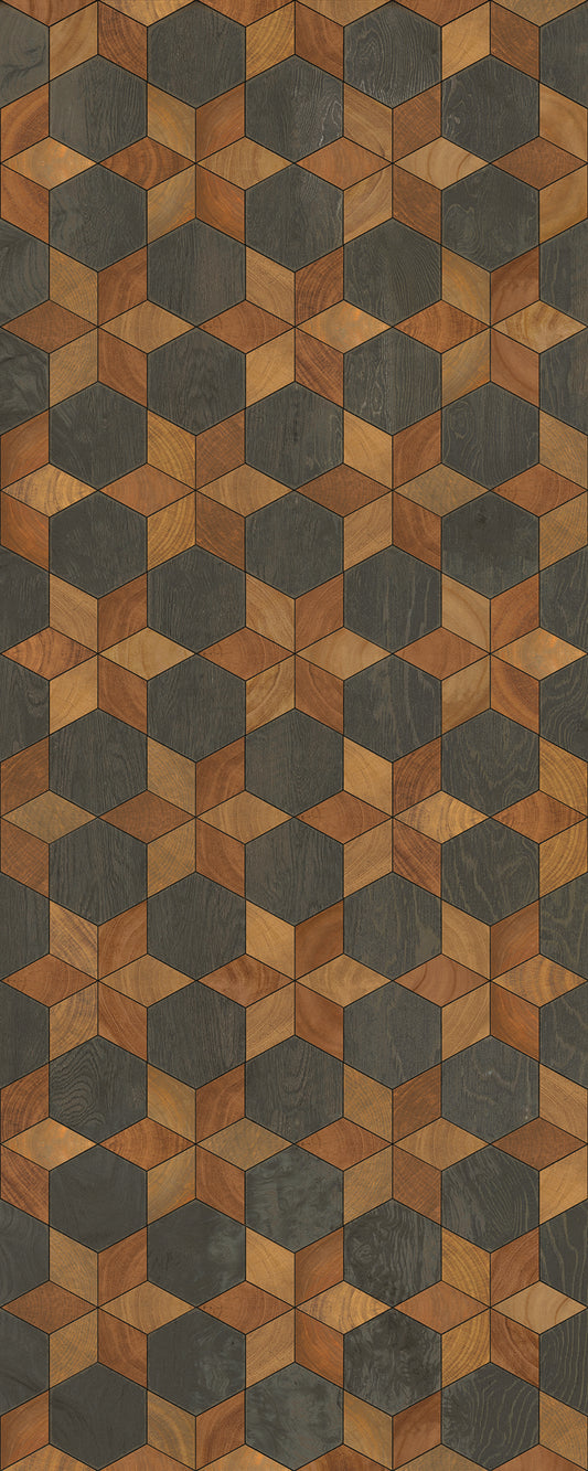 Artisanry - Illuminated - The Prettiest Star 36x90 Vintage Vinyl Floorcloth