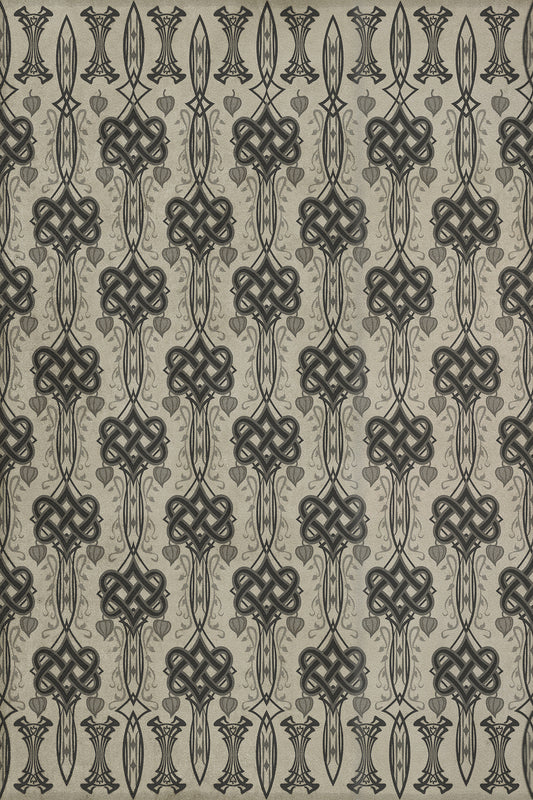 Artisanry - Lord Byron - And Thou Art Dead 20x30 Vintage Vinyl Floorcloth