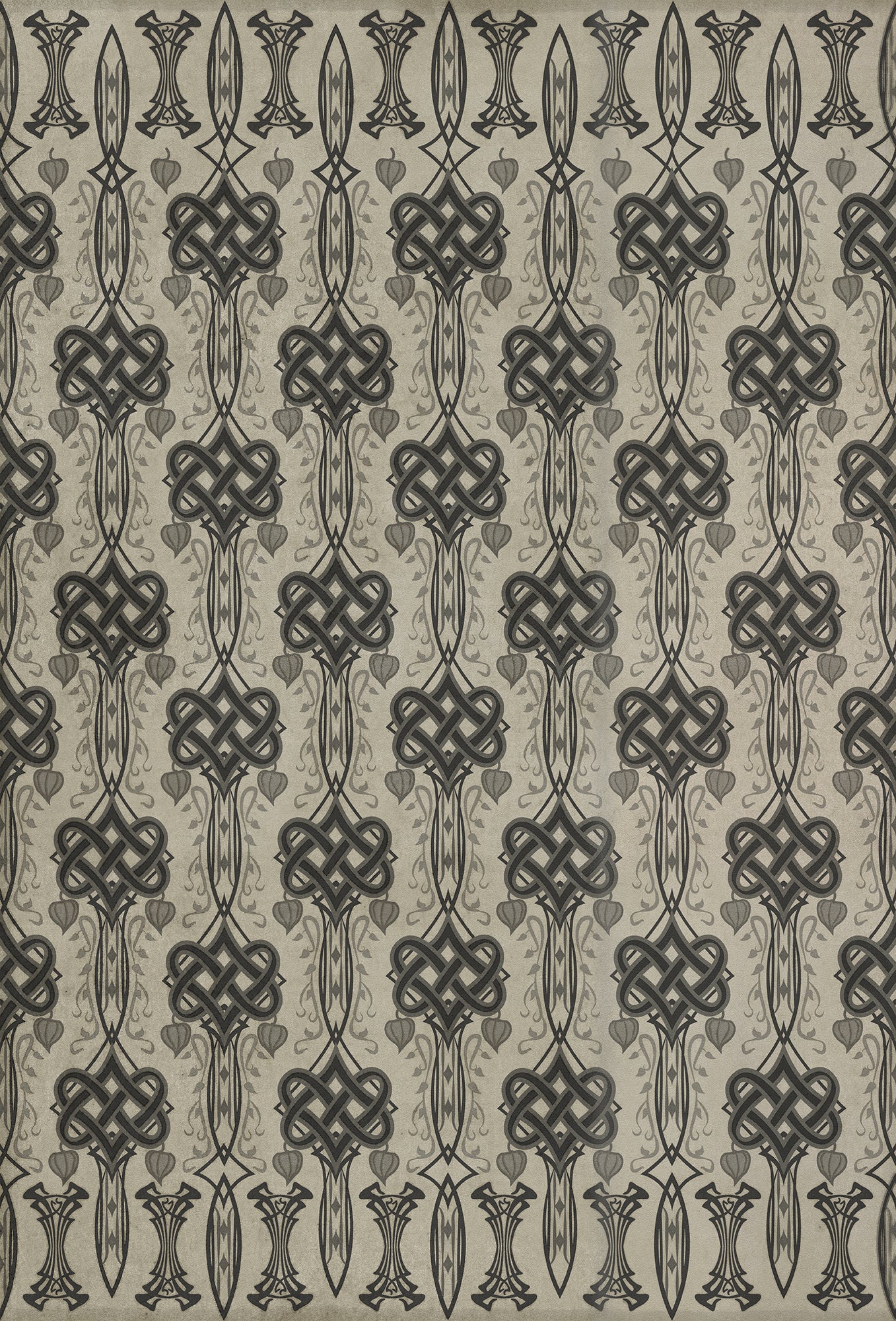 Artisanry - Lord Byron - And Thou Art Dead 38x56 Vintage Vinyl Floorcloth