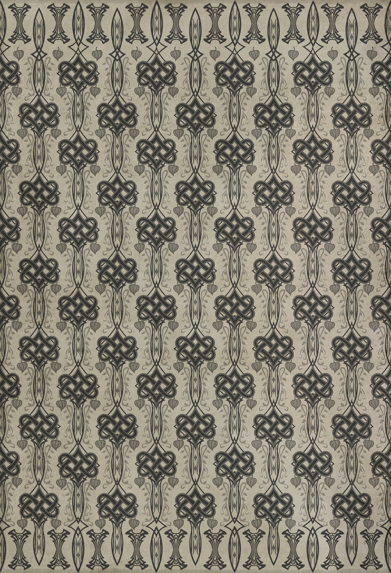 Artisanry - Lord Byron - And Thou Art Dead 52x76 Vintage Vinyl Floorcloth