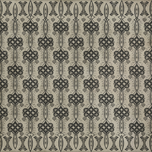 Artisanry - Lord Byron - And Thou Art Dead 60x60 Vintage Vinyl Floorcloth