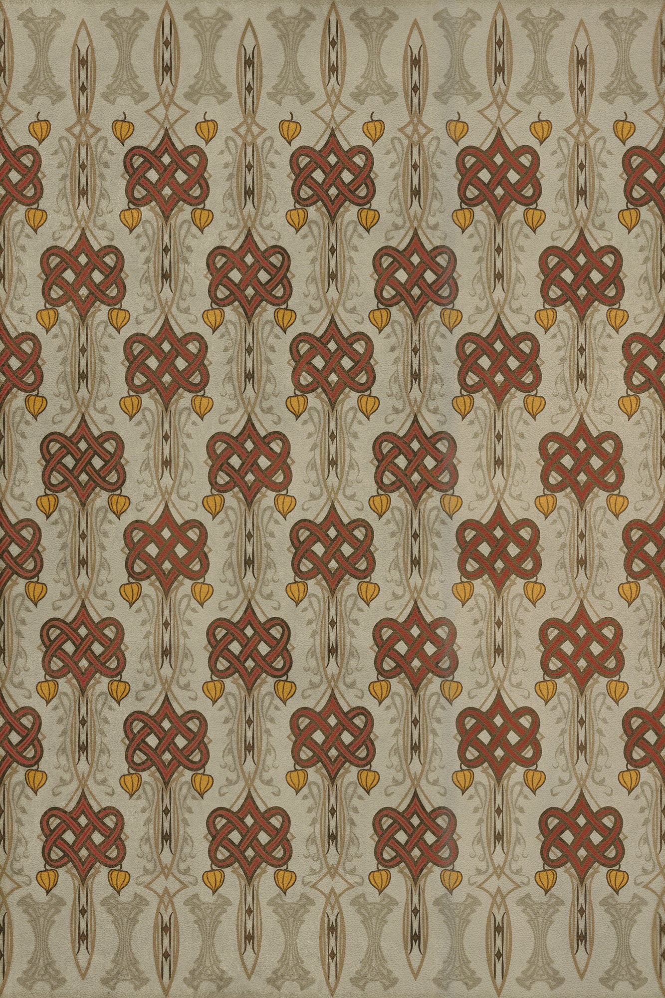 Artisanry - Lord Byron - Days Are Done 20x30 Vintage Vinyl Floorcloth