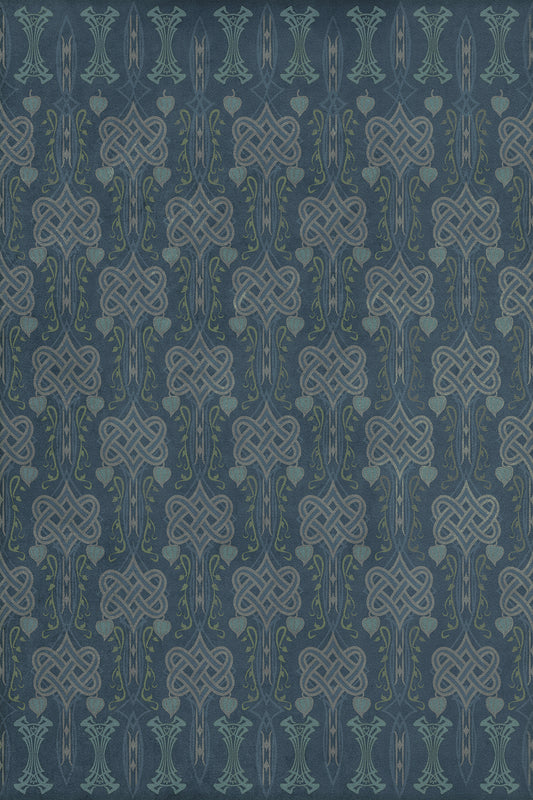 Artisanry - Lord Byron - During A Thunderstorm 20x30 Vintage Vinyl Floorcloth