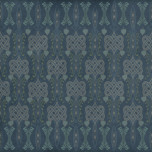 Artisanry - Lord Byron - During A Thunderstorm 36x36 Vintage Vinyl Floorcloth
