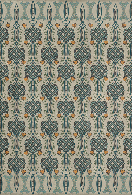 Artisanry - Lord Byron - I Speak Not 38x56 Vintage Vinyl Floorcloth