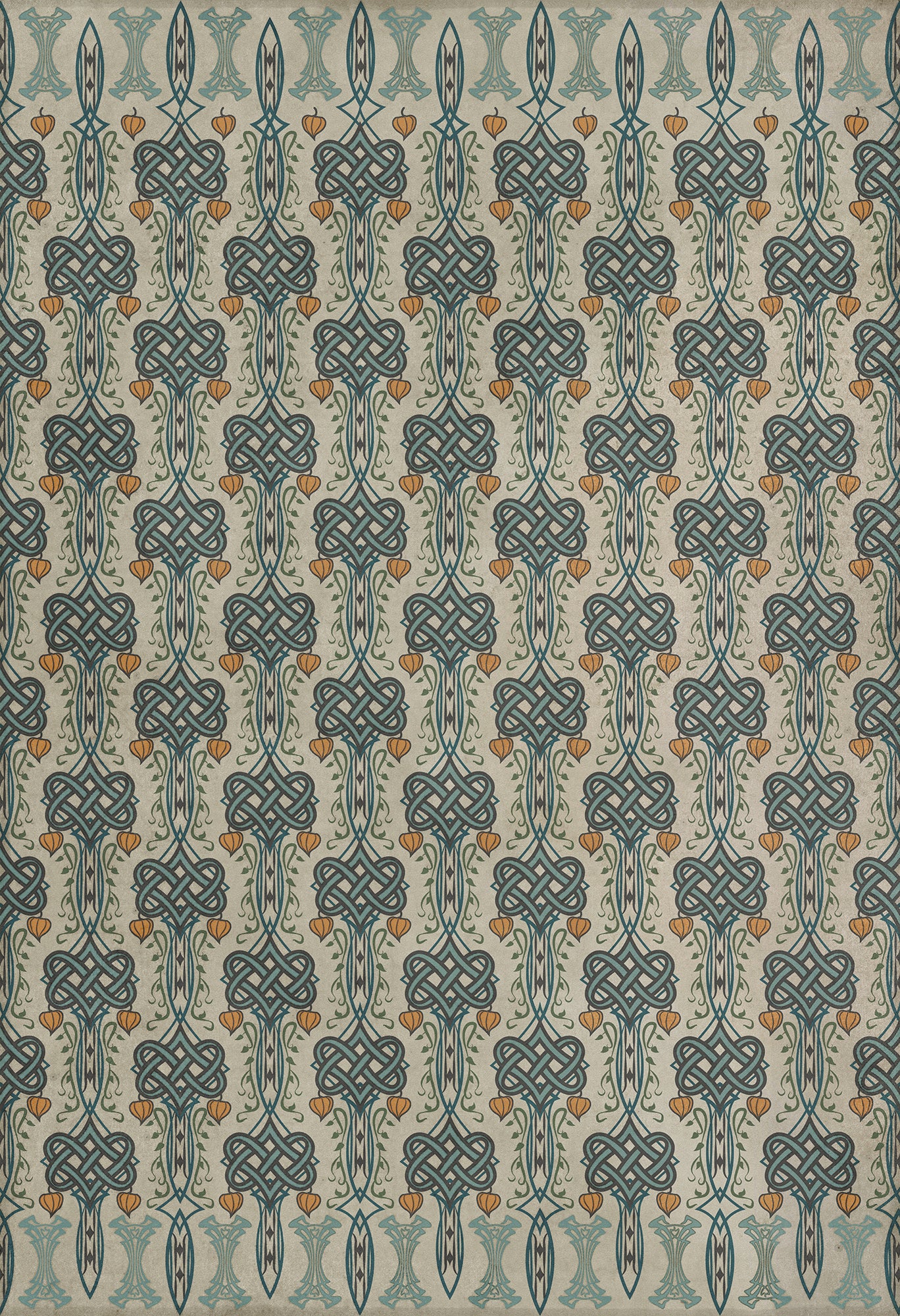 Artisanry - Lord Byron - I Speak Not 52x76 Vintage Vinyl Floorcloth