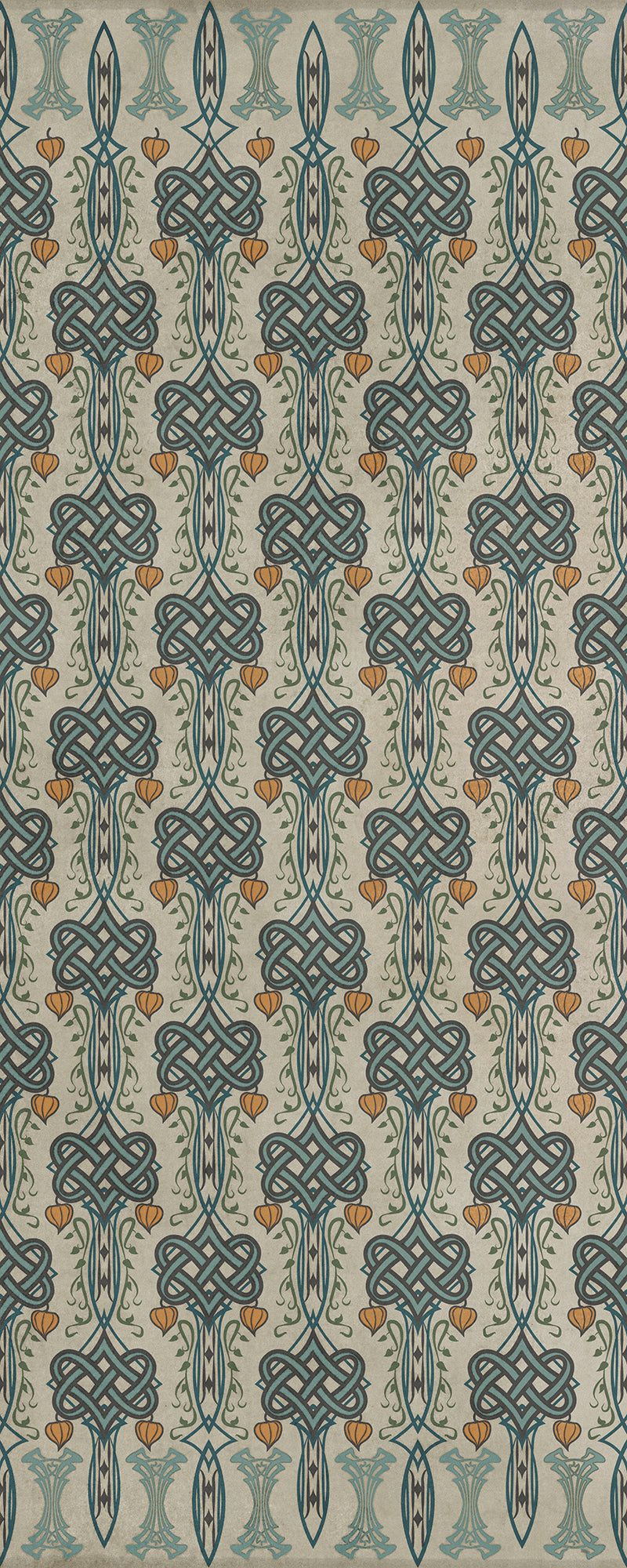 Artisanry - Lord Byron - I Speak Not 36x90 Vintage Vinyl Floorcloth