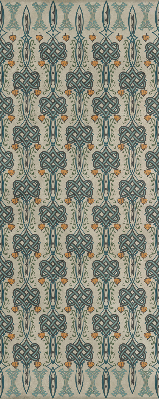 Artisanry - Lord Byron - I Speak Not 36x90 Vintage Vinyl Floorcloth