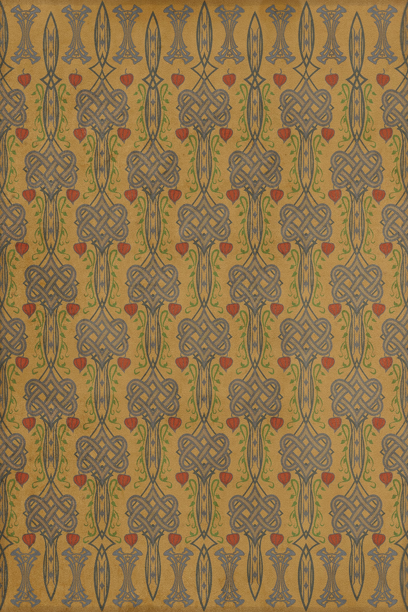 Artisanry - Lord Byron - It Is the Hour 20x30 Vintage Vinyl Floorcloth