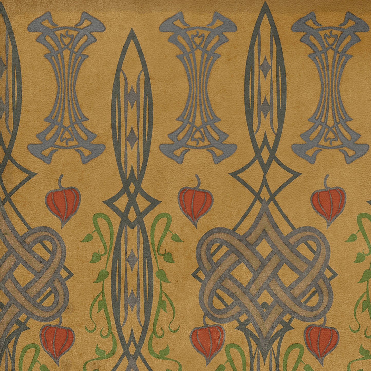 Artisanry - Lord Byron - It Is the Hour 38x56 Vintage Vinyl Floorcloth