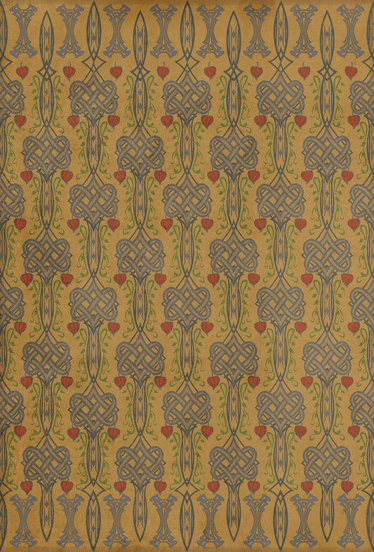 Artisanry - Lord Byron - It Is the Hour 38x56 Vintage Vinyl Floorcloth