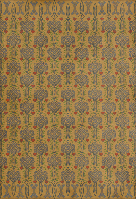 Artisanry - Lord Byron - It Is the Hour 52x76 Vintage Vinyl Floorcloth
