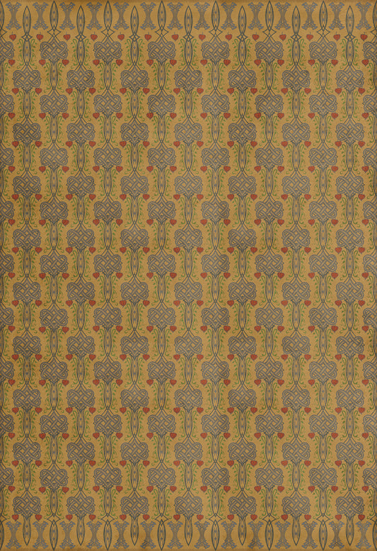 Artisanry - Lord Byron - It Is the Hour 96x140 Vintage Vinyl Floorcloth