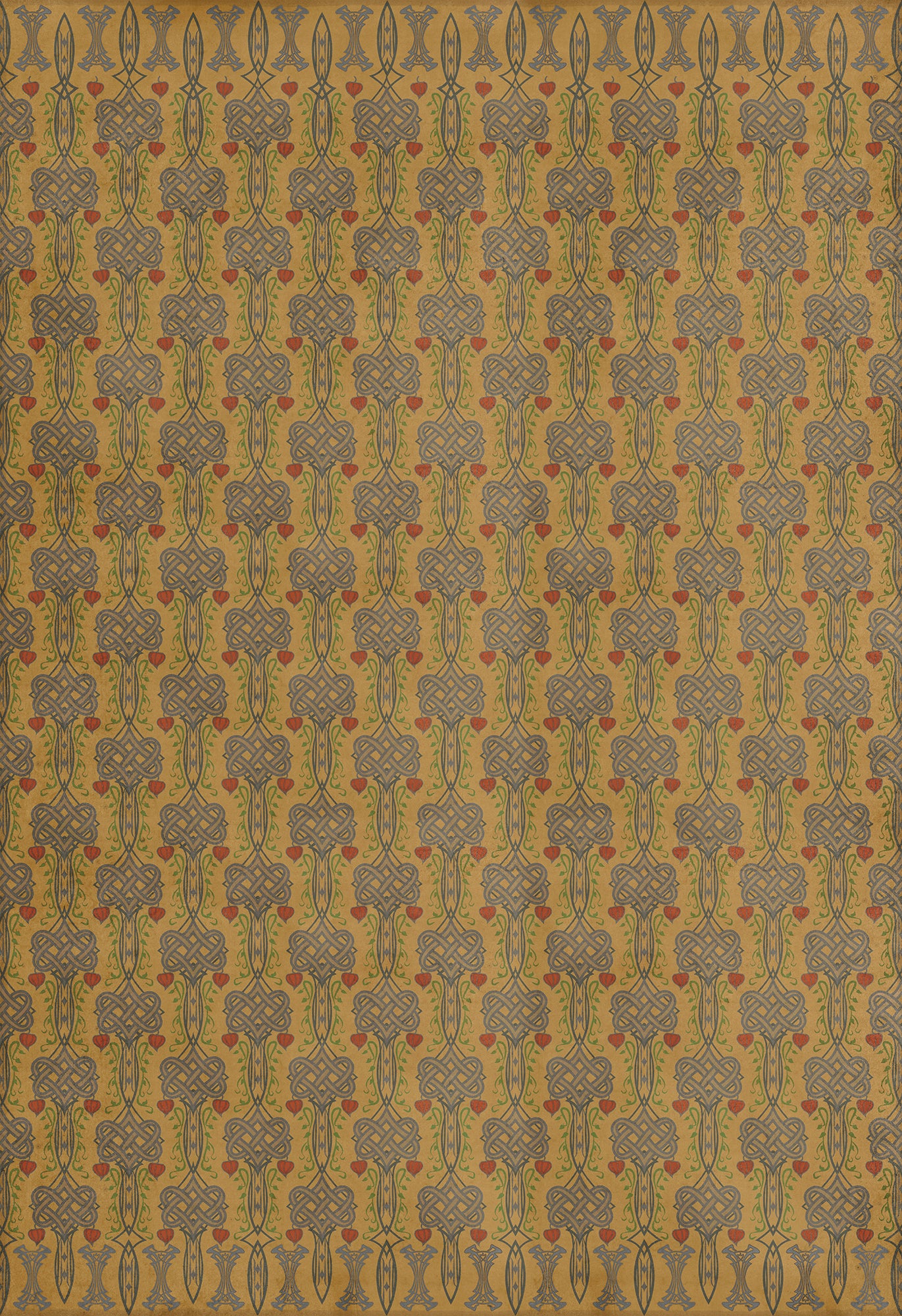 Artisanry - Lord Byron - It Is the Hour 120x175 Vintage Vinyl Floorcloth