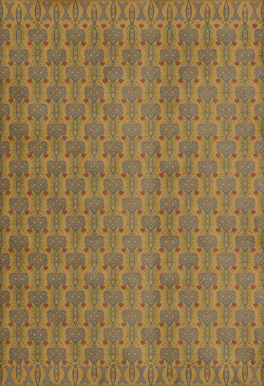 Artisanry - Lord Byron - It Is the Hour 120x175 Vintage Vinyl Floorcloth