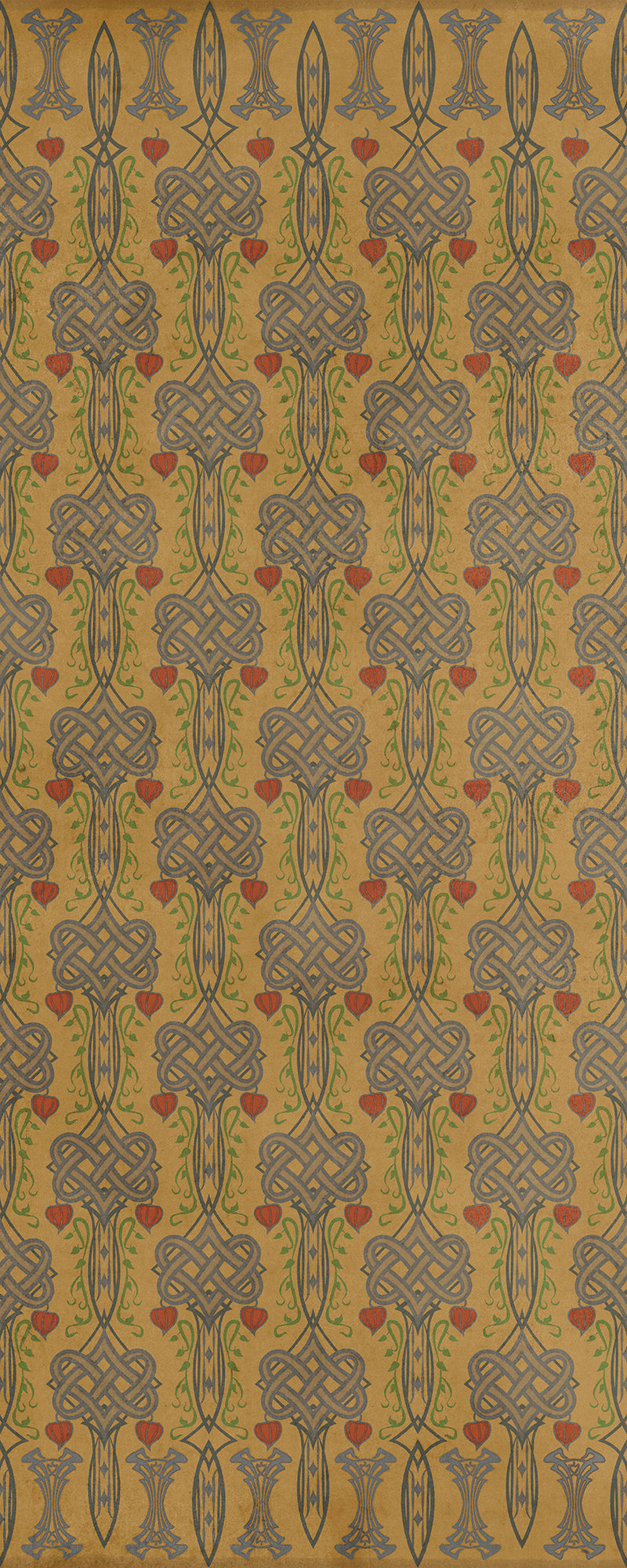Artisanry - Lord Byron - It Is the Hour 36x90 Vintage Vinyl Floorcloth