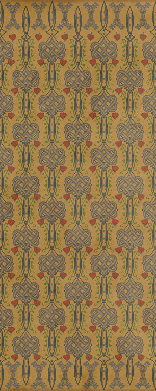 Artisanry - Lord Byron - It Is the Hour 36x90 Vintage Vinyl Floorcloth
