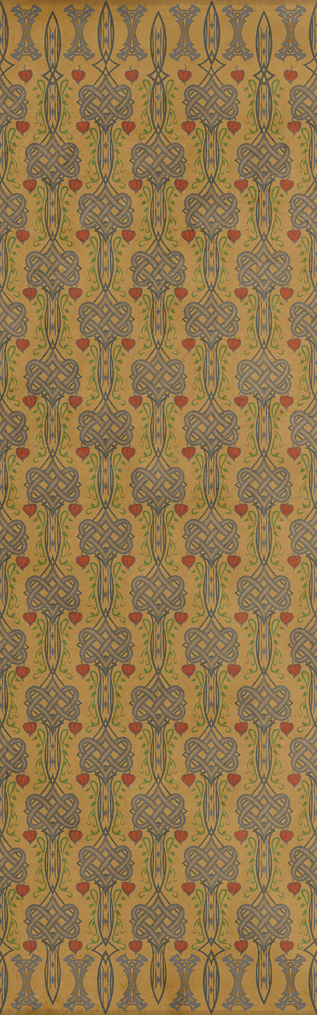 Artisanry - Lord Byron - It Is the Hour 36x115 Vintage Vinyl Floorcloth