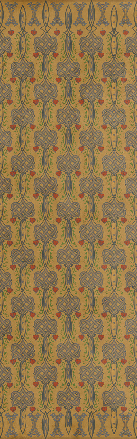 Artisanry - Lord Byron - It Is the Hour 36x115 Vintage Vinyl Floorcloth