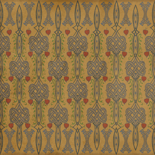 Artisanry - Lord Byron - It Is the Hour 48x48 Vintage Vinyl Floorcloth