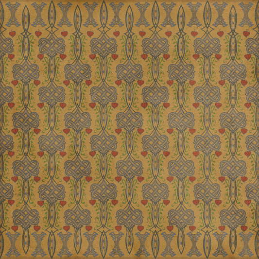 Artisanry - Lord Byron - It Is the Hour 72x72 Vintage Vinyl Floorcloth