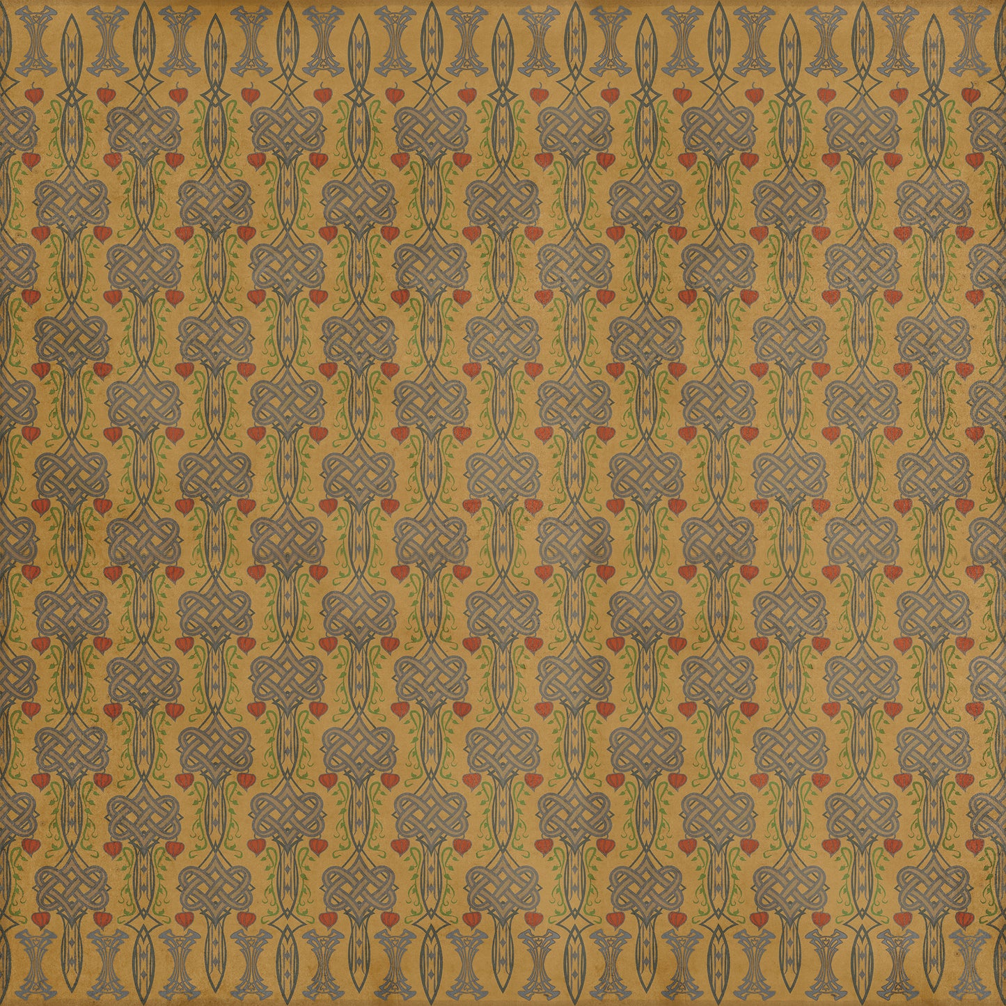 Artisanry - Lord Byron - It Is the Hour 120x120 Vintage Vinyl Floorcloth