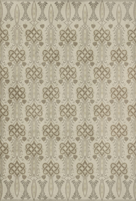 Artisanry - Lord Byron - Lines Inscribed Upon A Skull 38x56 Vinyl Floorcloth