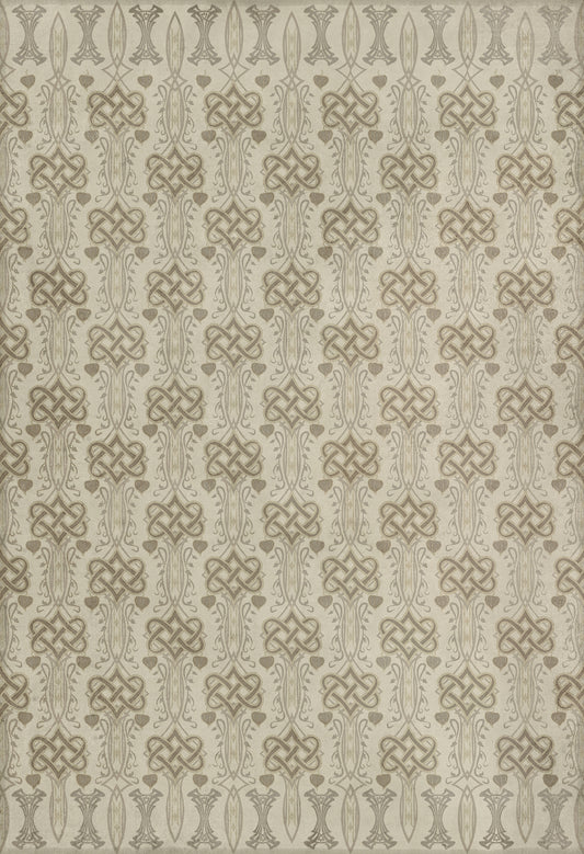 Artisanry - Lord Byron - Lines Inscribed Upon A Skull 52x76 Vinyl Floorcloth