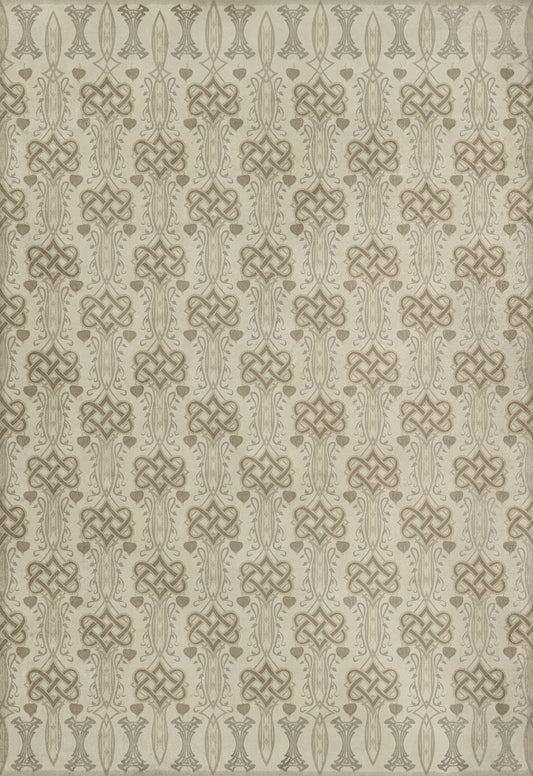 Artisanry - Lord Byron - Lines Inscribed Upon A Skull 70x102 Vinyl Floorcloth