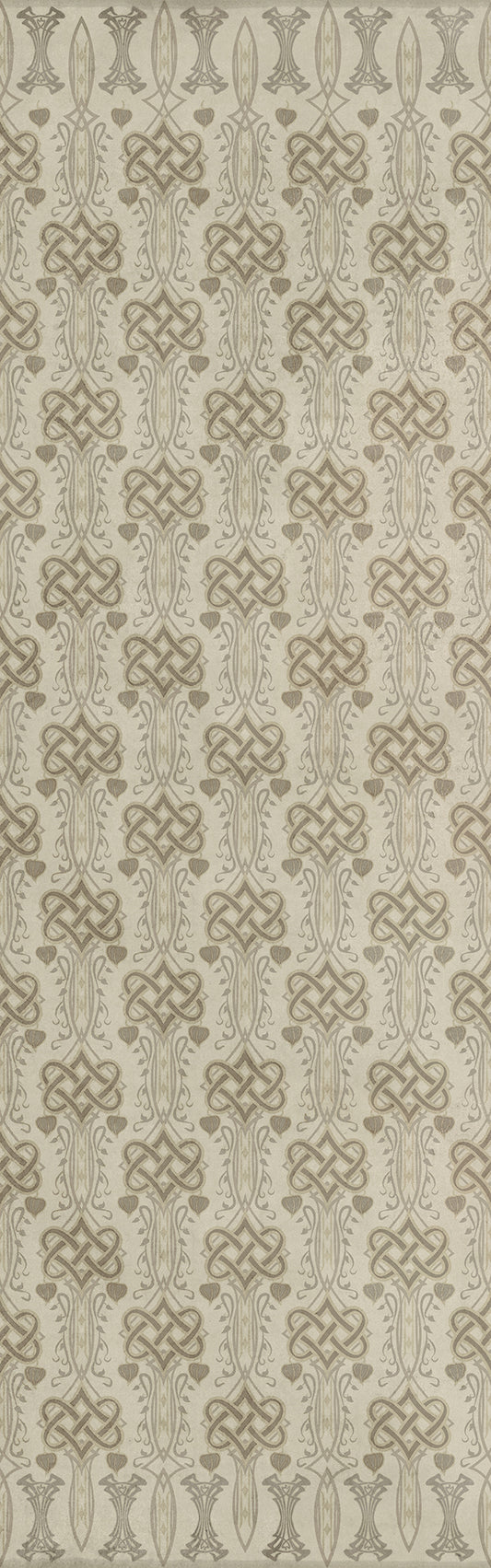 Artisanry - Lord Byron - Lines Inscribed Upon A Skull 36x115 Vinyl Floorcloth