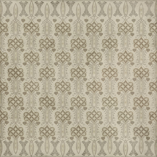 Artisanry - Lord Byron - Lines Inscribed Upon A Skull 60x60 Vinyl Floorcloth