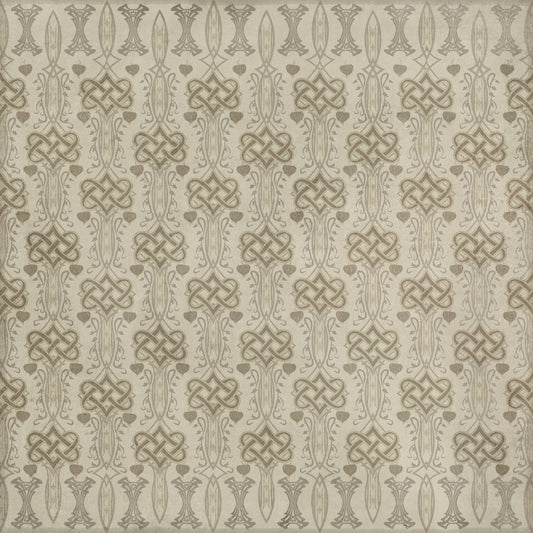 Artisanry - Lord Byron - Lines Inscribed Upon A Skull 72x72 Vinyl Floorcloth