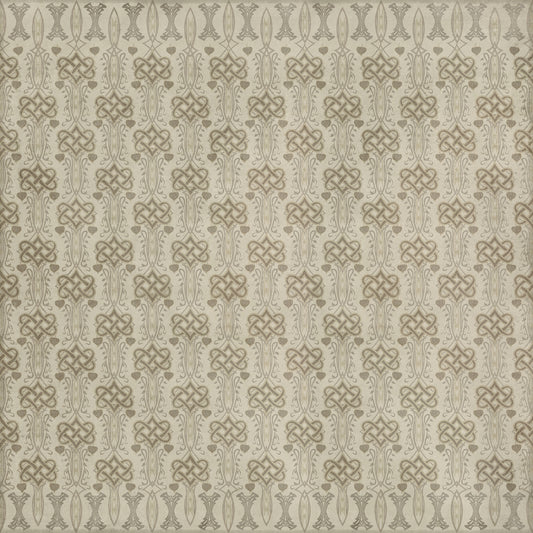 Artisanry - Lord Byron - Lines Inscribed Upon A Skull 96x96 Vinyl Floorcloth