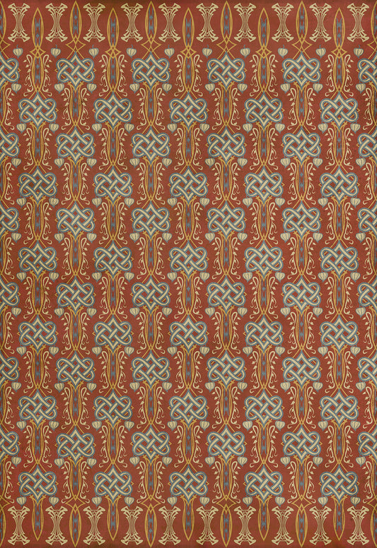 Artisanry - Lord Byron - Love's Last Adieu 70x102 Vintage Vinyl Floorcloth