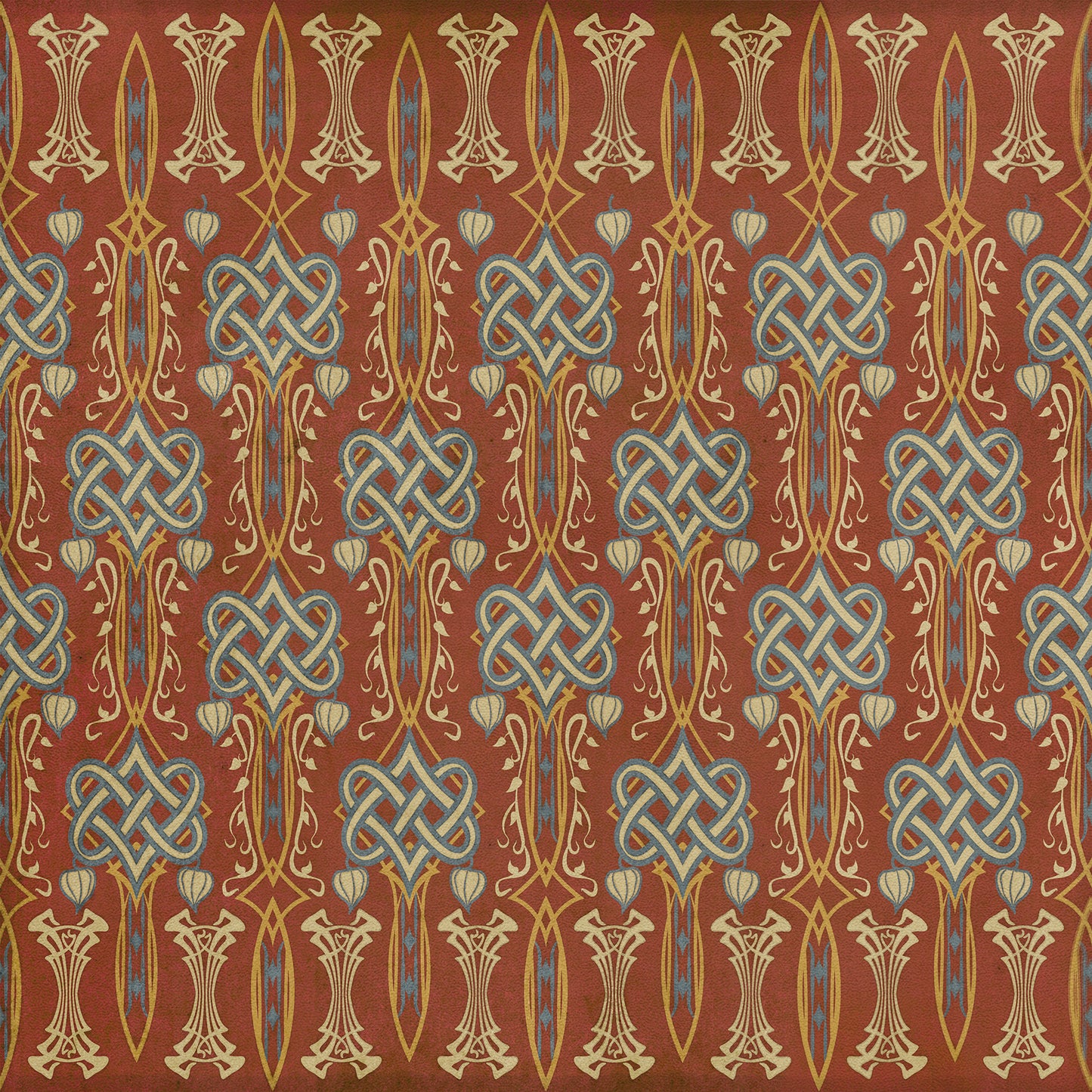 Artisanry - Lord Byron - Love's Last Adieu 36x36 Vintage Vinyl Floorcloth