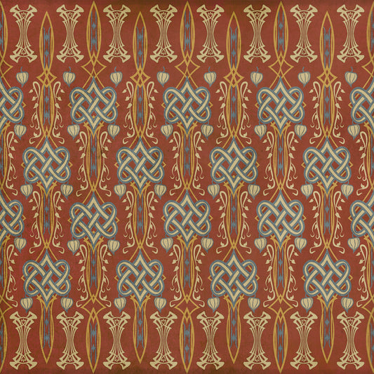 Artisanry - Lord Byron - Love's Last Adieu 48x48 Vintage Vinyl Floorcloth