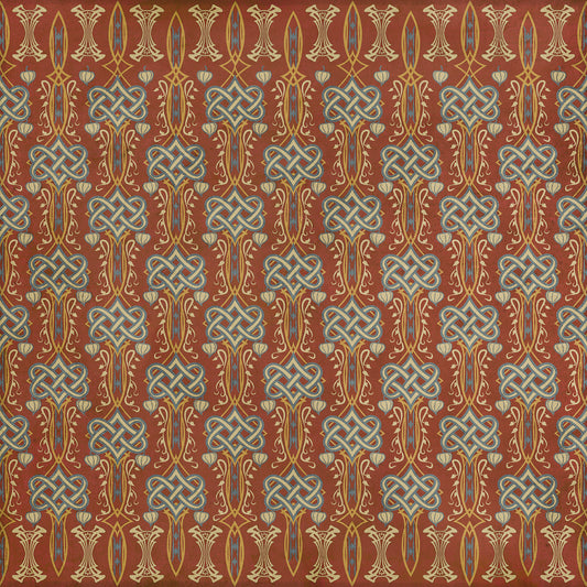 Artisanry - Lord Byron - Love's Last Adieu 60x60 Vintage Vinyl Floorcloth