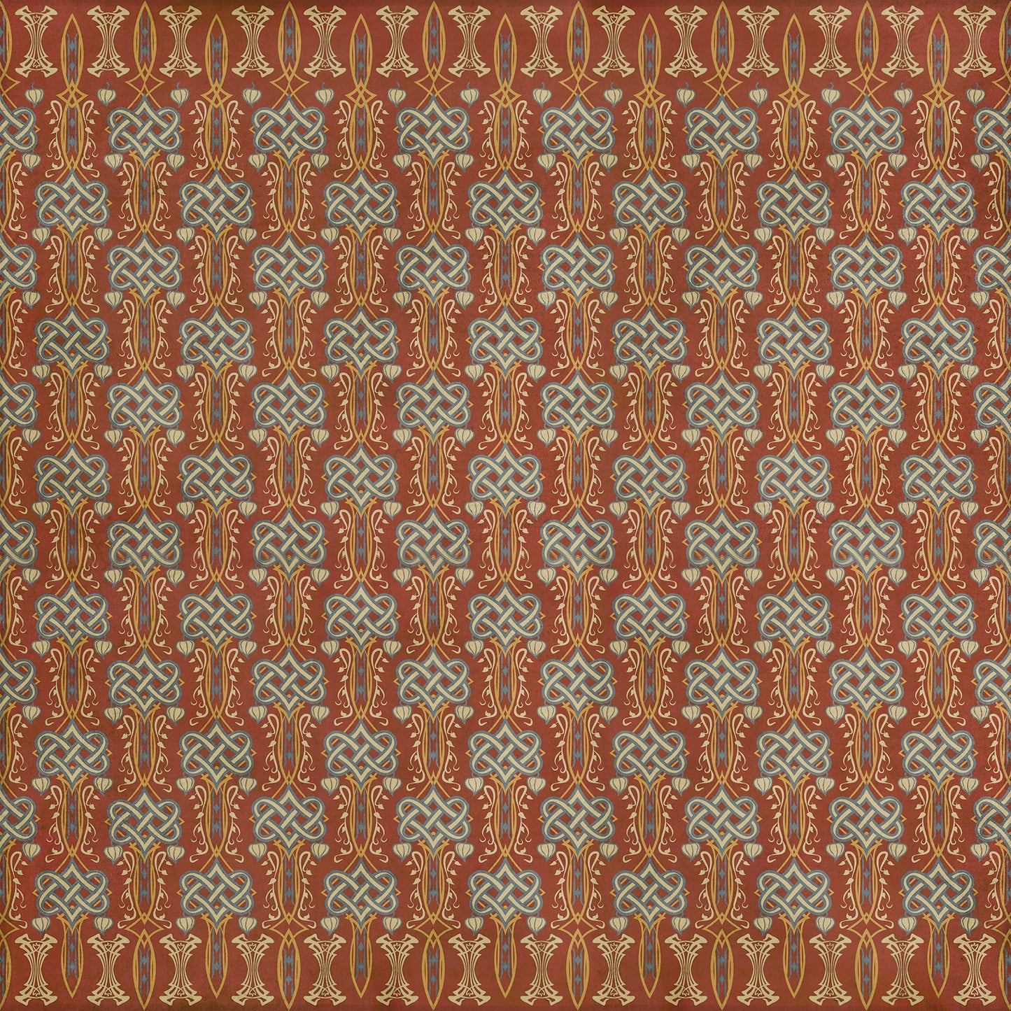 Artisanry - Lord Byron - Love's Last Adieu 96x96 Vintage Vinyl Floorcloth