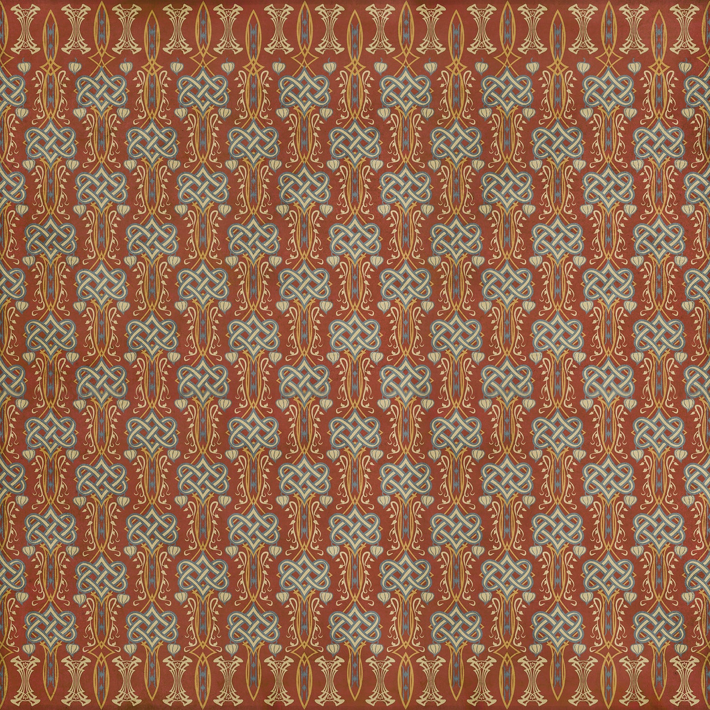 Artisanry - Lord Byron - Love's Last Adieu 120x120 Vintage Vinyl Floorcloth