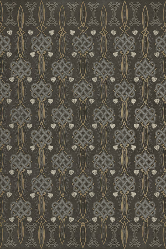 Artisanry - Lord Byron - My Soul is Dark 20x30 Vintage Vinyl Floorcloth