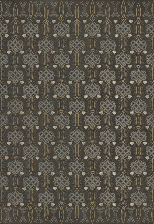 Artisanry - Lord Byron - My Soul is Dark 70x102 Vintage Vinyl Floorcloth