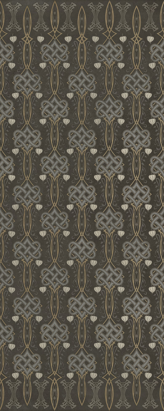 Artisanry - Lord Byron - My Soul is Dark 36x90 Vintage Vinyl Floorcloth