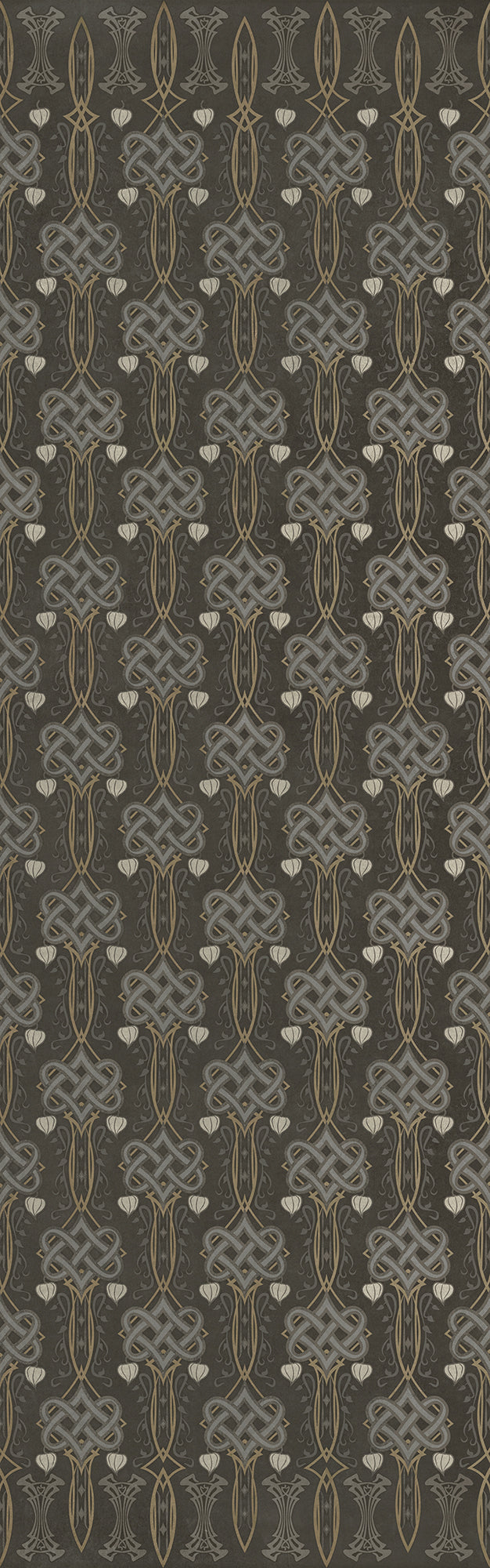 Artisanry - Lord Byron - My Soul is Dark 36x115 Vintage Vinyl Floorcloth