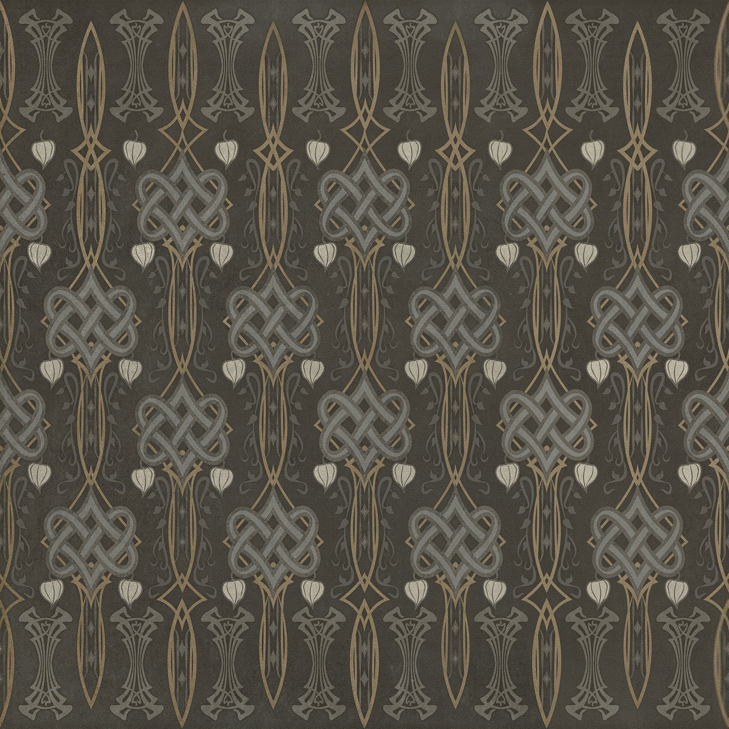 Artisanry - Lord Byron - My Soul is Dark 48x48 Vintage Vinyl Floorcloth