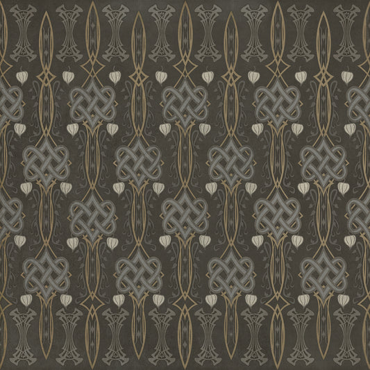 Artisanry - Lord Byron - My Soul is Dark 48x48 Vintage Vinyl Floorcloth
