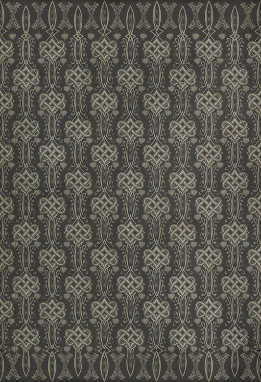 Artisanry - Lord Byron - She Walks In Beauty 52x76 Vintage Vinyl Floorcloth