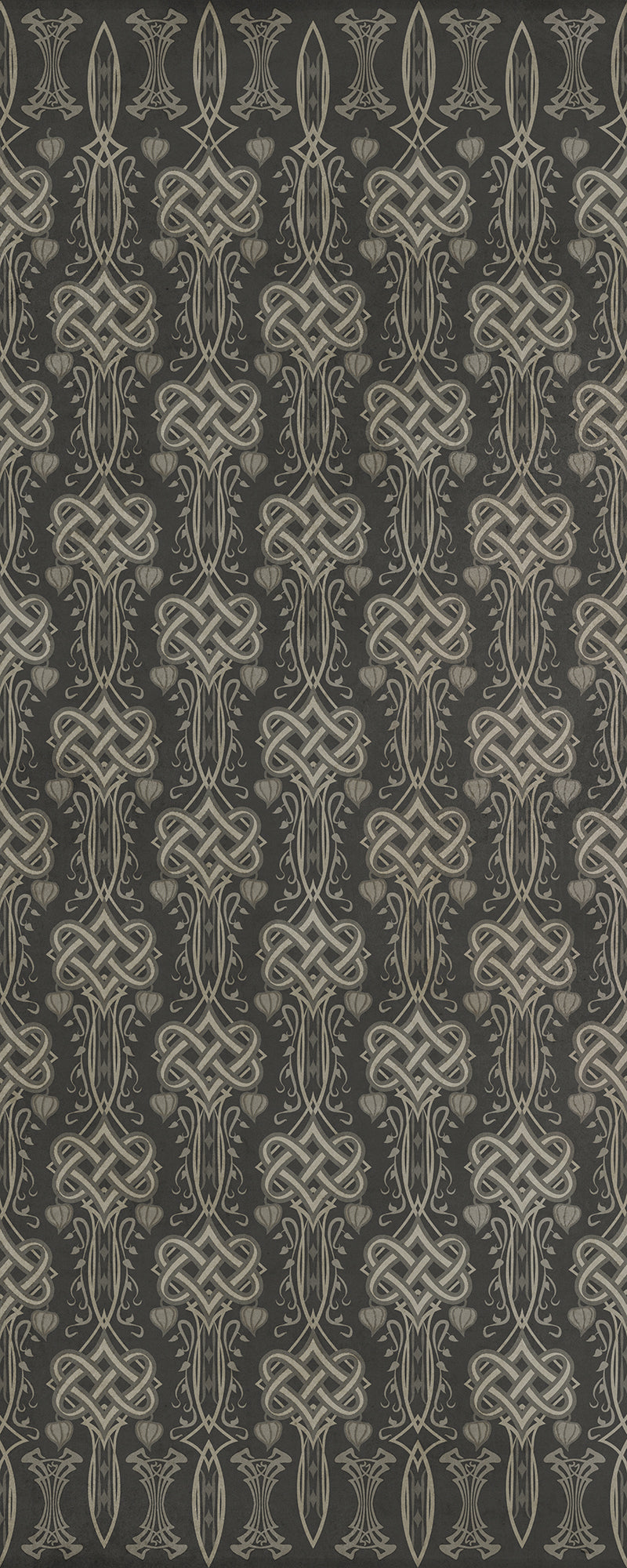 Artisanry - Lord Byron - She Walks In Beauty 36x90 Vintage Vinyl Floorcloth